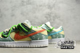 NIKE SB DUNK LOW WHITE/GREEN/LIGHT YELLOW DH9765-100