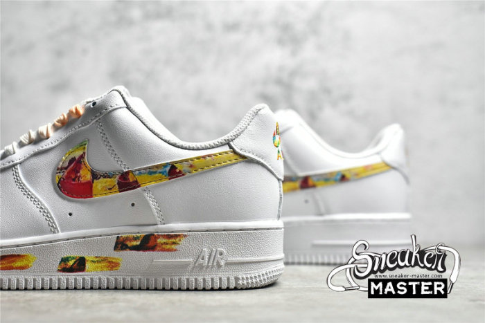 NIKE AIR FORCE 1 LOW 07 WHITE/WHITE/MULTI-COLOR DD8959-100