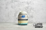 NEW BALANCE 550 RUNNING SHOES SEA SALT/YELLOW/TEAL BB550SSC