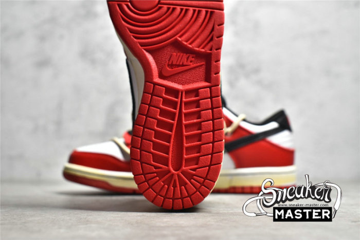 NIKE SB DUNK LOW EMB CHICAGO WHITE/BLACK/CHILE RED DD3363-100