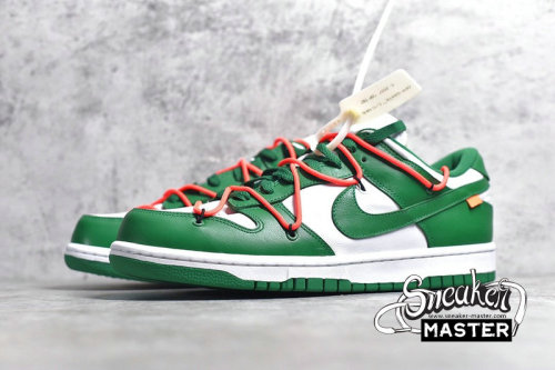 NIKE SB DUNK LOW X OFF-WHITE X FUTURA POWDER GREEN/WHITE/ORANGE CT0856-100