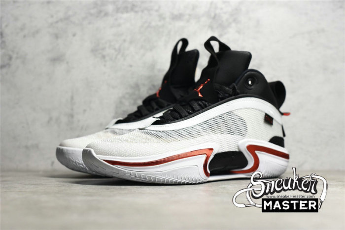 NIKE AIR JORDAN 36 PF PSYCHIC ENERGY WHITE/BLACK/UNIVERSITY RED DA9053-100