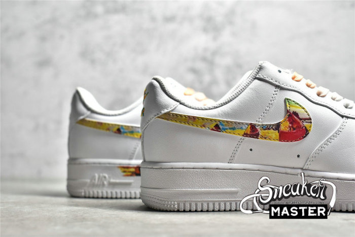 NIKE AIR FORCE 1 LOW 07 WHITE/WHITE/MULTI-COLOR DD8959-100
