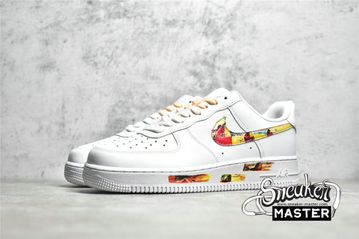 NIKE AIR FORCE 1 LOW 07 WHITE/WHITE/MULTI-COLOR DD8959-100