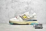 NEW BALANCE 550 RUNNING SHOES SEA SALT/YELLOW/TEAL BB550SSC