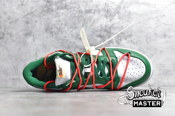 NIKE SB DUNK LOW X OFF-WHITE X FUTURA POWDER GREEN/WHITE/ORANGE CT0856-100