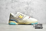 NEW BALANCE 550 RUNNING SHOES SEA SALT/YELLOW/TEAL BB550SSC