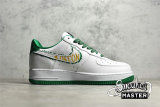 NIKE AIR FORCE 1 LOW 07 WHITE/GOLD/GREEN MK9700-131