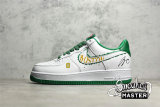 NIKE AIR FORCE 1 LOW 07 WHITE/GOLD/GREEN MK9700-131