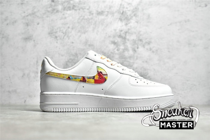 NIKE AIR FORCE 1 LOW 07 WHITE/WHITE/MULTI-COLOR DD8959-100