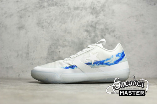 CONVERSE KELLY OUBRE JR. X ALL STAR PRO BB LOW SOUL COLLECTION WHITE/CYAN TINT/WHITE 169085C