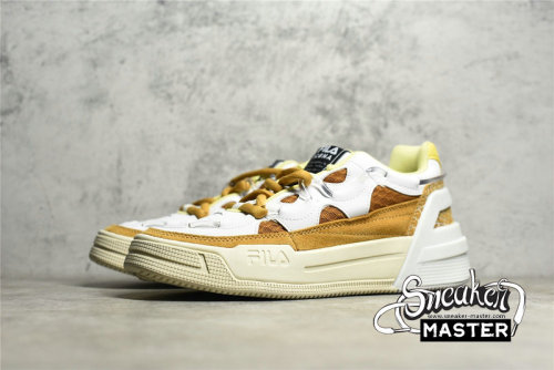 FILA SALTO SNEAKERS WHITE/WHITE/LIGHT BROWN F12M141225FLW