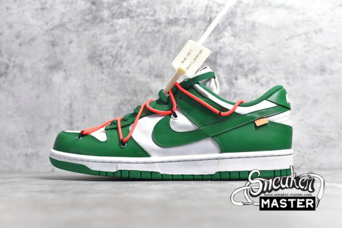 NIKE SB DUNK LOW X OFF-WHITE X FUTURA POWDER GREEN/WHITE/ORANGE CT0856-100