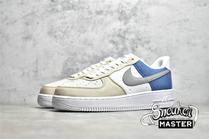 NIKE AIR FORCE 1 LOW 07 LIGHT KHAKI/WHITE/BLUE DG2296-018