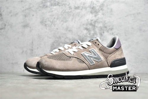 NEW BALANCE 990V1 MADE IN USA X KITH DUSTY ROSE/MAUVE/BLACK M990KT1