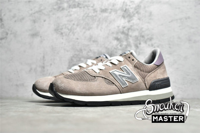NEW BALANCE 990V1 MADE IN USA X KITH DUSTY ROSE/MAUVE/BLACK M990KT1