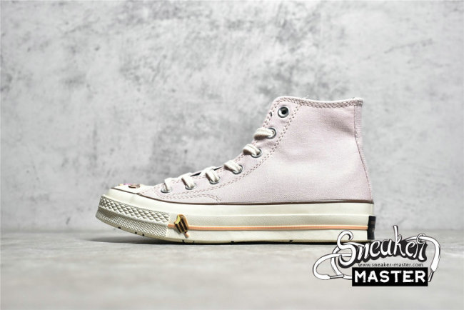 CONVERSE CHUCK TAYLOR ALL-STAR 70S HIGH DESSERT PINK IVORY/EGRET A03750C