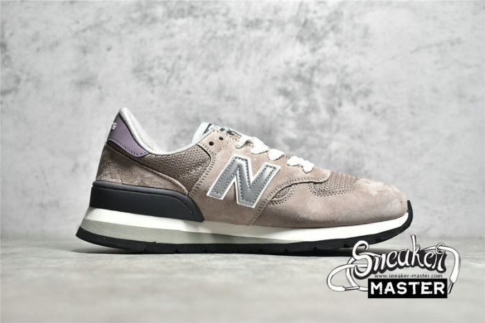 NEW BALANCE 990V1 MADE IN USA X KITH DUSTY ROSE/MAUVE/BLACK M990KT1