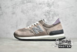 NEW BALANCE 990V1 MADE IN USA X KITH DUSTY ROSE/MAUVE/BLACK M990KT1