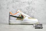 NIKE AIR FORCE 1 LOW 07 WHITE/ORANGE/KHAKI DO2333-101