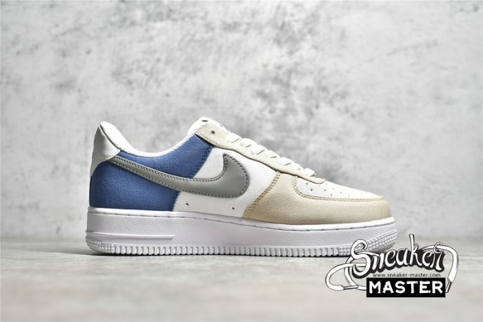 NIKE AIR FORCE 1 LOW 07 LIGHT KHAKI/WHITE/BLUE DG2296-018