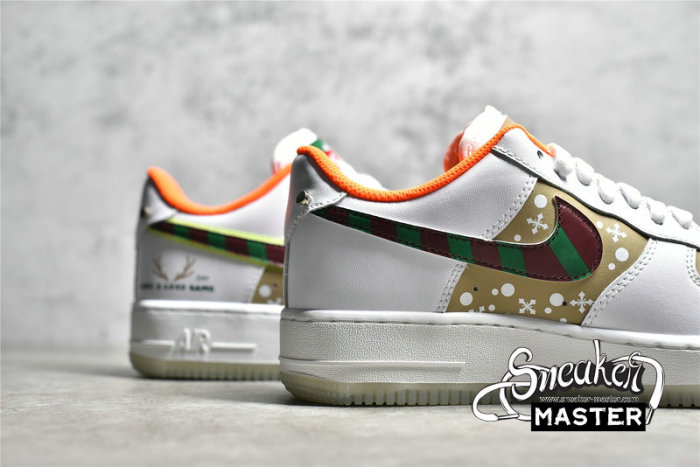 NIKE AIR FORCE 1 LOW 07 WHITE/ORANGE/KHAKI DO2333-101