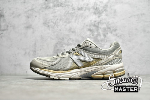 NEW BALANCE 860V2 MARS RUNNING SHOES LIGHT GREY/BEIGE/GOLD ML860KS2