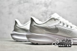 NIKE AIR ZOOM PEGASUS 39 WHITE/PURE PLATINUM/GREY FOG/METALLIC SILVER DH4072-100