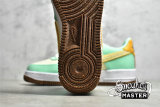 NIKE AIR FORCE 1 LOW 07 LX HAPPY PINEAPPLE GREEN GLOW/COCONUT MILK/METALLIC GOLD CZ0268-300
