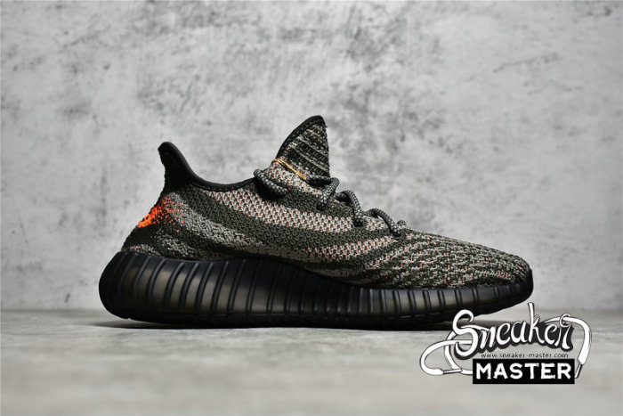 ADIDAS YEEZY 350 V2 CORE BLACK/ORANGE/CORE BLACK