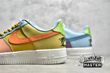 NIKE AIR FORCE 1 07 LOW SUN CLUB PINK/OLIVE/BLUE DQ4531-700