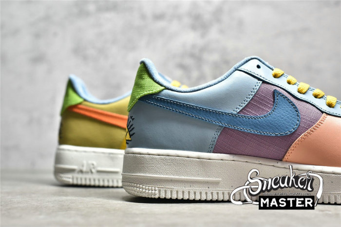 NIKE AIR FORCE 1 07 LOW SUN CLUB PINK/OLIVE/BLUE DQ4531-700