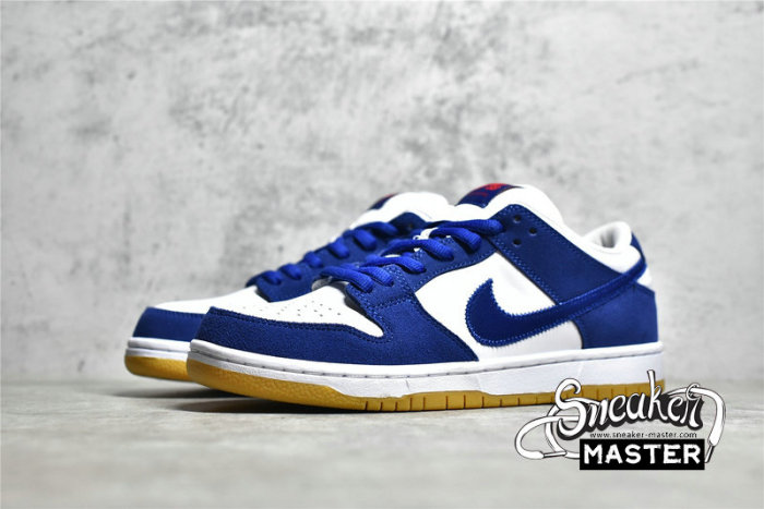 NIKE DUNK LOW SB LOS ANGELES DODGERS DEEP ROYAL BLUE/WHITE/SPORT RED/GUM LIGHT BROWN DO9395-400