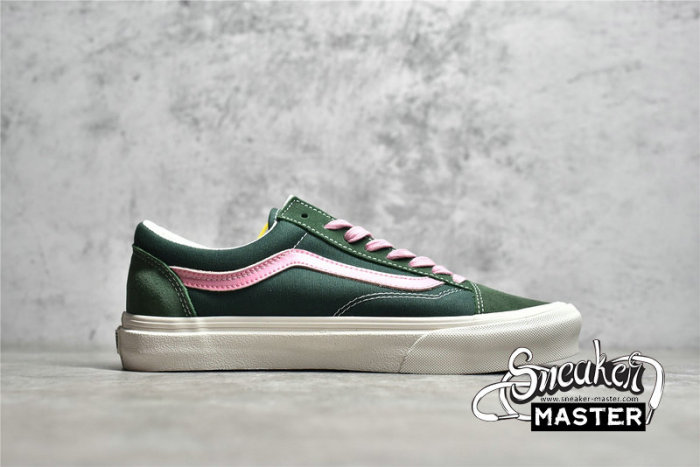 VANS STYLE 36 DENCON SF FOREST GREEN/PINK/WHITE VN0A3DZ3BOC