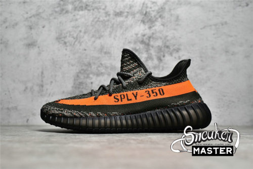 ADIDAS YEEZY 350 V2 CORE BLACK/ORANGE/CORE BLACK