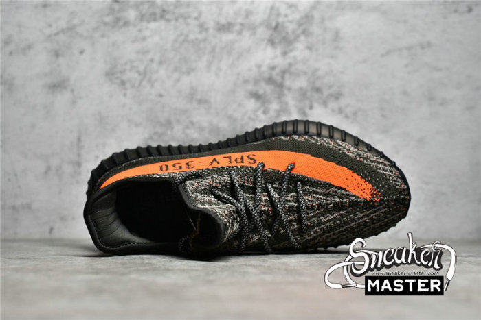 ADIDAS YEEZY 350 V2 CORE BLACK/ORANGE/CORE BLACK