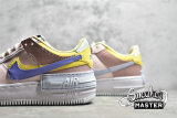 NIKE AIR FORCE 1 SHADOW LIGHT SOFT PINK/PINK OXFORD/LEMON WASH/LIGHT THISTLE CI0919-600