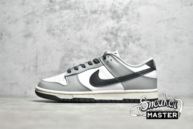 NIKE SB DUNK LOW LIGHT SMOKE GREY/WHITE/BLACK DD1503-117