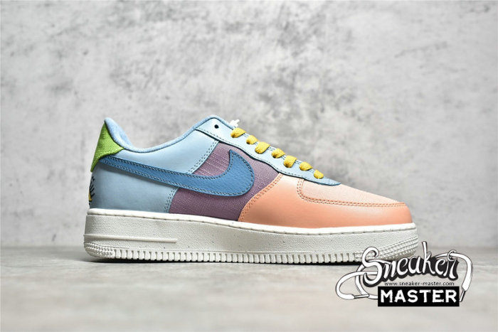 NIKE AIR FORCE 1 07 LOW SUN CLUB PINK/OLIVE/BLUE DQ4531-700