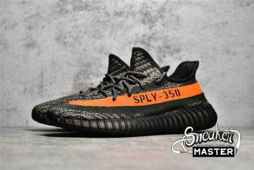 ADIDAS YEEZY 350 V2 CORE BLACK/ORANGE/CORE BLACK