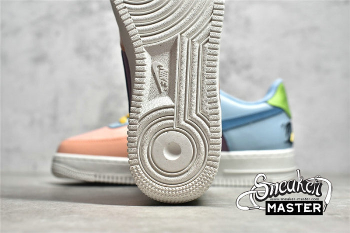 NIKE AIR FORCE 1 07 LOW SUN CLUB PINK/OLIVE/BLUE DQ4531-700