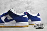 NIKE DUNK LOW SB LOS ANGELES DODGERS DEEP ROYAL BLUE/WHITE/SPORT RED/GUM LIGHT BROWN DO9395-400