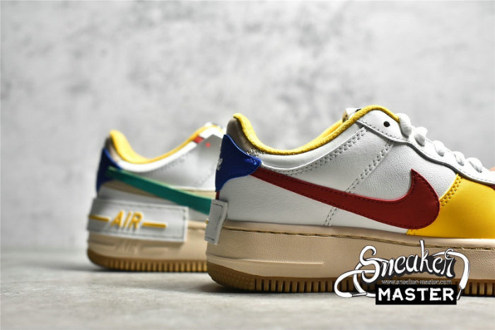 NIKE AIR FORCE 1 SHADOW SUMMIT WHITE/NEPTUNE GREEN CI0919-118