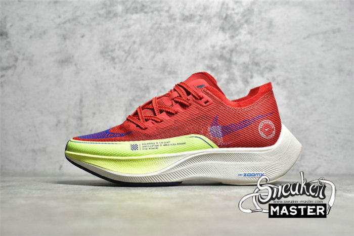 NIKE ZOOMX VAPORFLY NEXT% 2 RED CLAY/GHOST GREEN/PHANTOM/GAME ROYAL DX3371-600