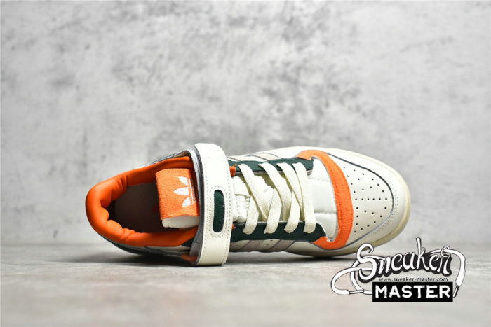 ADIDAS FORUM 84 LOW FLEECE WHITE/ORANGE/GREEN GY4125