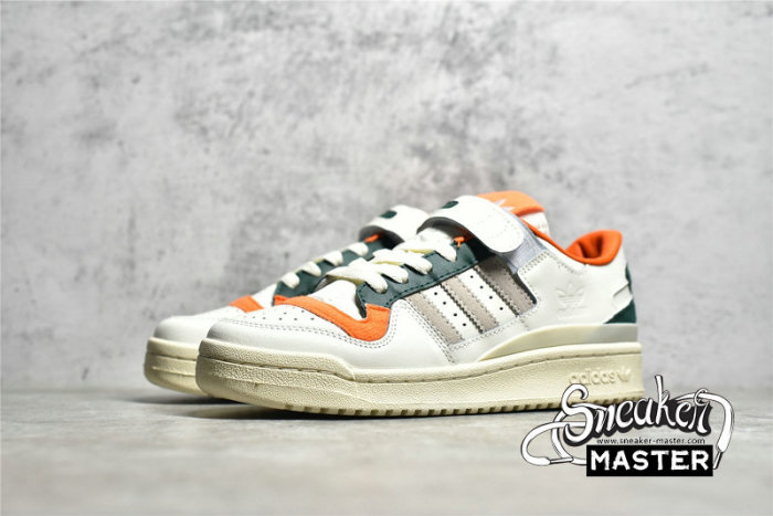 ADIDAS FORUM 84 LOW FLEECE WHITE/ORANGE/GREEN GY4125