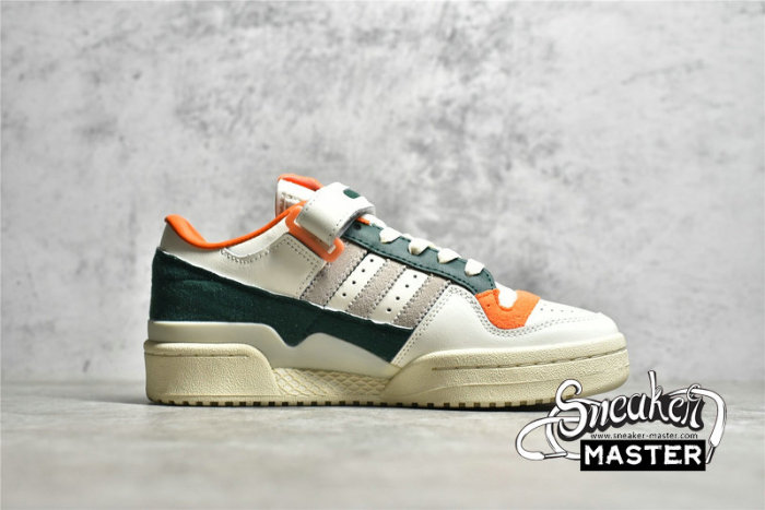 ADIDAS FORUM 84 LOW FLEECE WHITE/ORANGE/GREEN GY4125