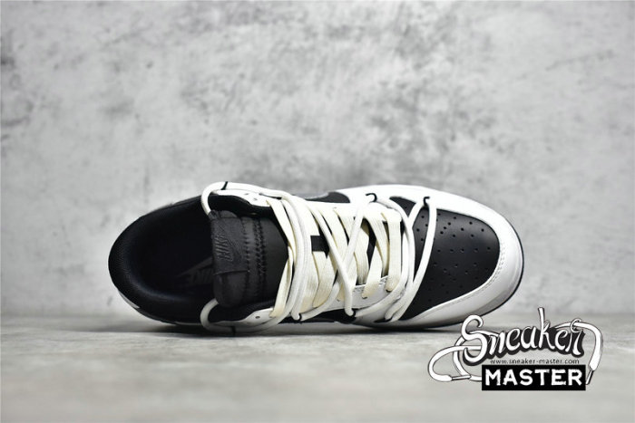 NIKE FUTURA X DUNK LOW SB BLACK/WHITE/SILVER DJ6188-002