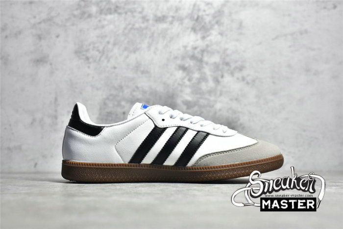 ADIDAS SAMBA VEGAN SHOES CLOUD WHITE/CORE BLACK/GUM FW2427