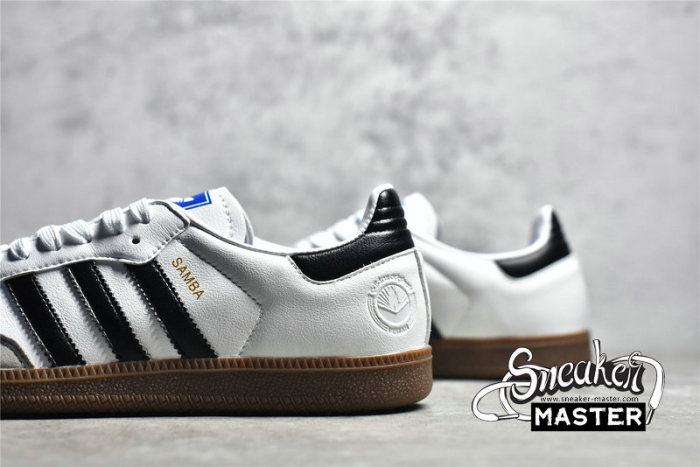 ADIDAS SAMBA VEGAN SHOES CLOUD WHITE/CORE BLACK/GUM FW2427